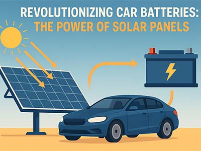 car battery and solar panel car battery and solar panel