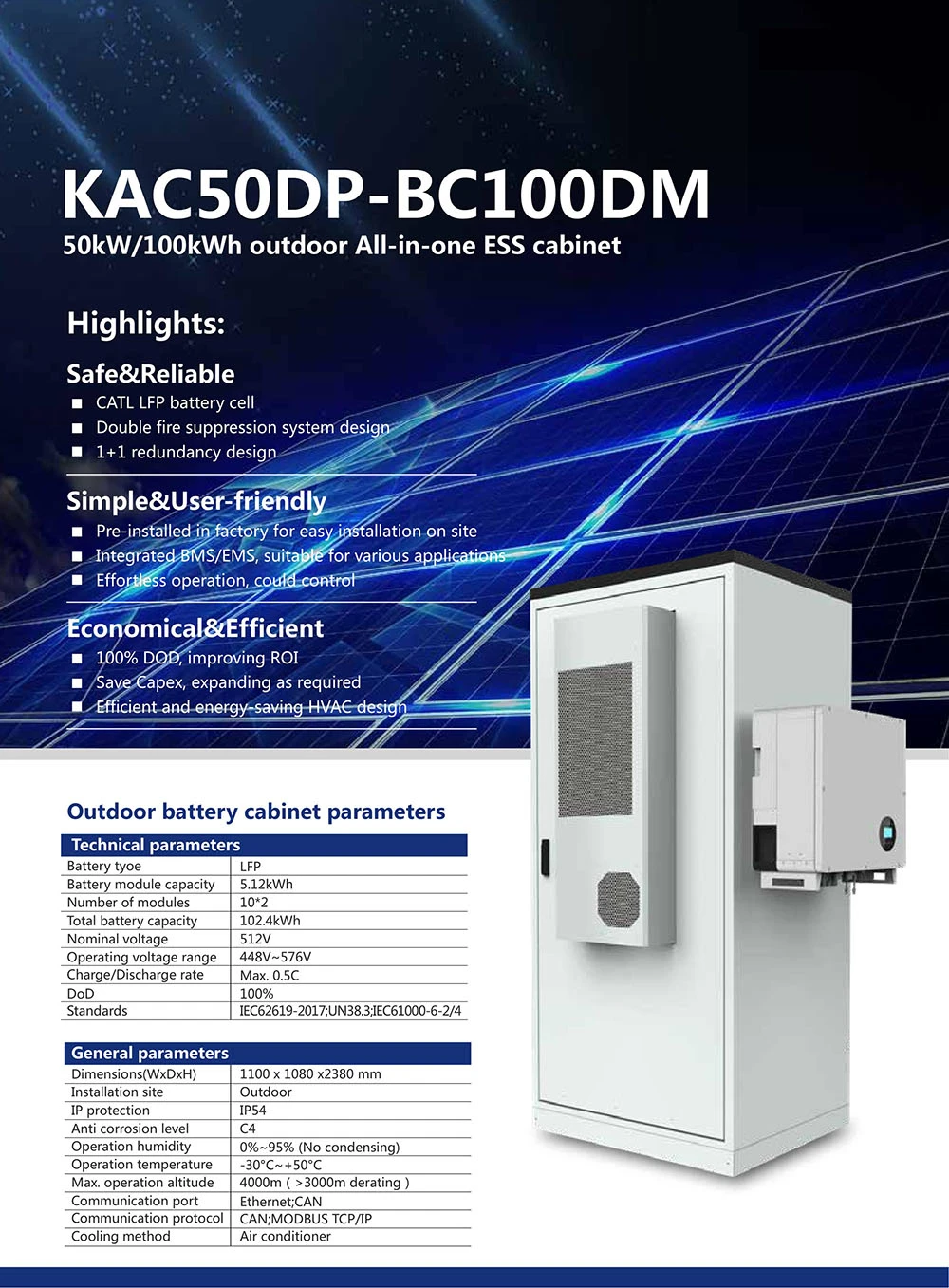 100 kwh battery storage parameter description 100 kwh battery storage parameter description
